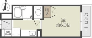 スチューデントパレス茨木の物件間取画像